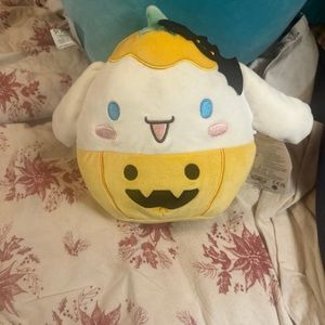 Squishmallows Sanrio 2023 Halloween 10" Cinnamoroll Pumpkin Squish